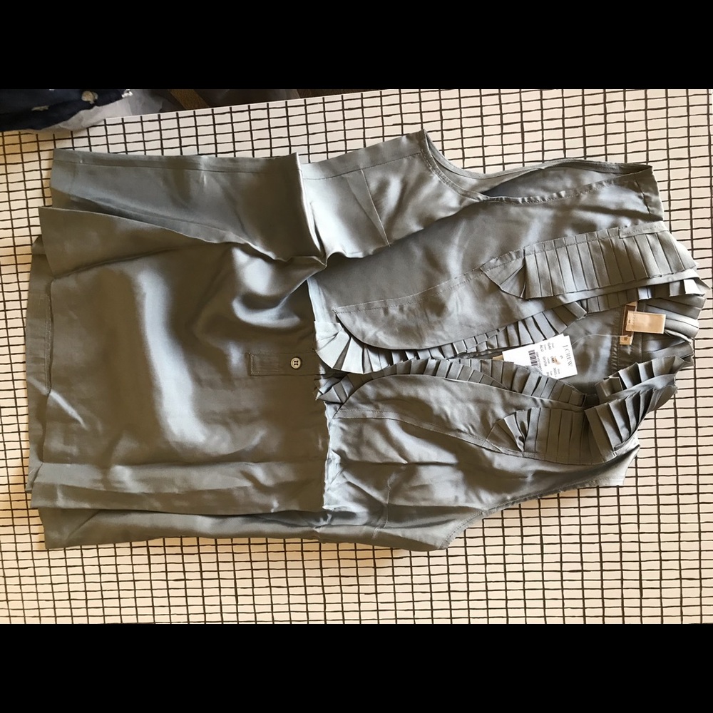 jcrew calista silk cami shirt nwt